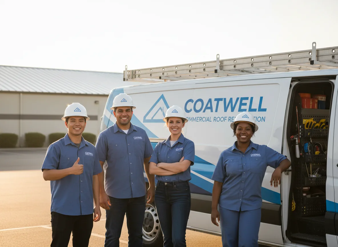 Commercial roof coating company in Mayfield, KS